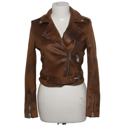 Veste de motard (Marron) de Bershka_BSKGIRL Polyester