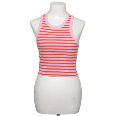 Crop top (Rosa, Röd) från Popeia Elastan, Ekologisk bomull