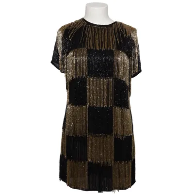 Cocktailjurk (Zwart, Goud) van ASOS Design Polyester