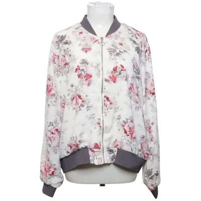 Bomber jacket (White, Multicolored) from Janina Elastane, Polyester