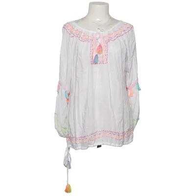 Bluse (Hvid, Flerfarvet) fra Hot Lava Viscose