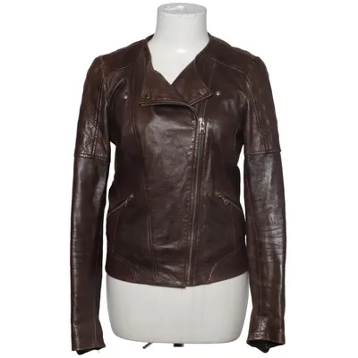 Bikerjacka (Brun) från Massimo Dutti Skinn