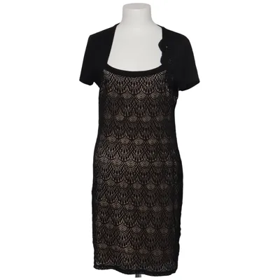 Dress (Black, Beige) from Ashley Brooke Elastane, Polyamide, Viscose