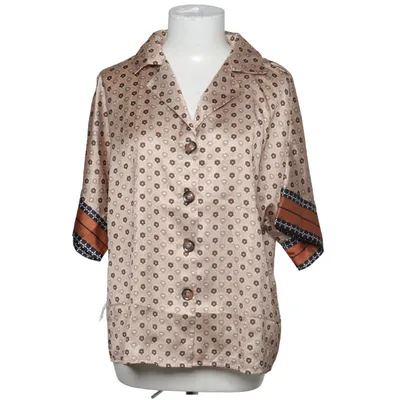 Short sleeve shirt (Brown, Multicolored) from Sollinarry Polyester