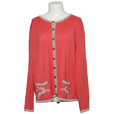 Cardigan (Rouge, Beige) de Hammerschmid Acrylique, Polyamide, Laine