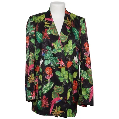 Blazer (Sort, Flerfarvet) fra Mango Casual Elastan, Polyester, Viscose