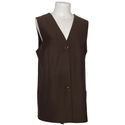 Vest (Brown) from Finn Karelia Polyester, Wool