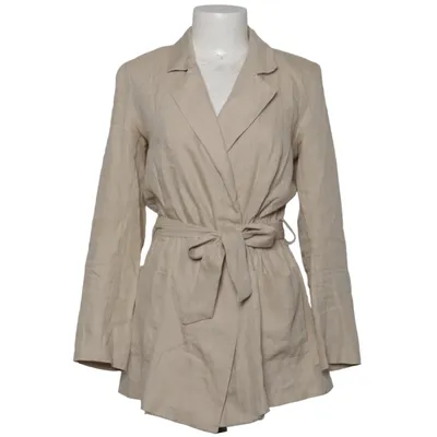 Veste (Beige) de Explosion Coton, Lin, Polyester