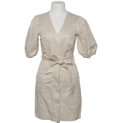 Blousejurk (Beige) van Sara Sieppi x NA-KD Katoen, Polyester