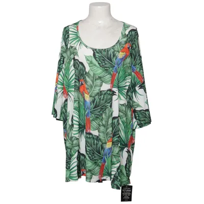 Bluse (Hvid, Grøn, Flerfarvet) fra Yoek Elastan, Polyester