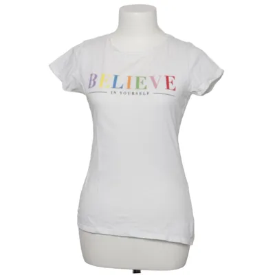 T-shirt (Hvid, Flerfarvet) fra Missu Bomuld