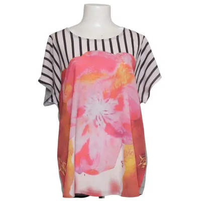 Top (Hvid, Pink, Flerfarvet) fra Fiora Blue Elastan, Polyester, Viscose