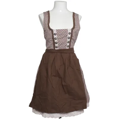 Dirndl (Brun, Vit) från Golden-Trachten Bomull, Polyester