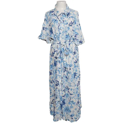 Skjortekjole (Hvid, Blå) fra H&M Viscose