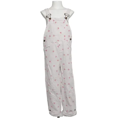 Salopette (Blanc, Rose) de Dotty Dungarees Coton, Élasthane, Viscose