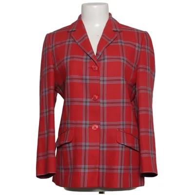 Kavaj (Röd, Blå, Grön) från Cassani Linne, Polyester, Viskos