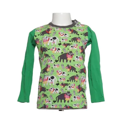 Långärmad t-shirt (Grön, Flerfärgad) från Babauba Bomull, Elastan