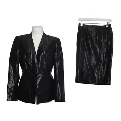 Jakkesæt med nederdel (Sort) fra Mugler Acetat, Polyamid, Viscose, Uld