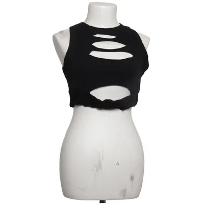 Crop top (Black) from Hiit Cotton, Elastane