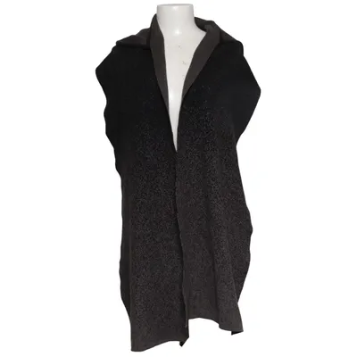 Scarf (Gray, Black) from Disturbia Nylon, Polyester, Viscose