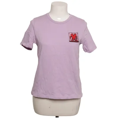 T-shirt (Purple, Red) from Zara Keith Haring Cotton