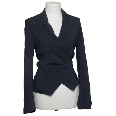 Wrap blouse (Gray) from Tru Trussardi Acetate, Acrylic, Elastane, Viscose