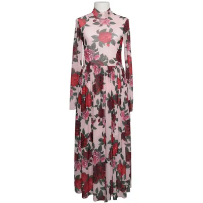 Maxi dress (Pink, Red, Green) from NA-KD Elastane, Polyester