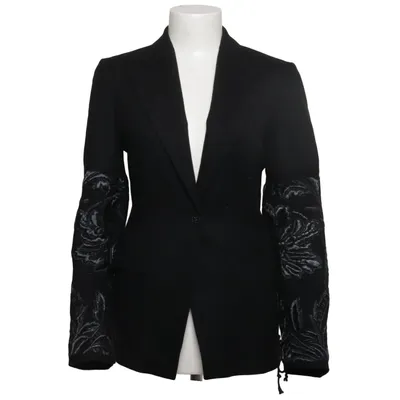 Blazer (Sort) fra Dries van Noten Kashmir, Uld