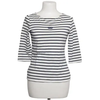 Long sleeve T-shirt (Blue, White) from Saint James Cotton, Elastane