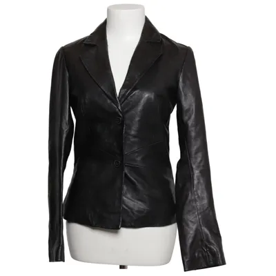 Leather blazer (Black) from Ashley Brooke Leather