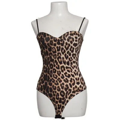 Body (Marron, Noir) de GiorGia Élasthane, Polyester, Viscose
