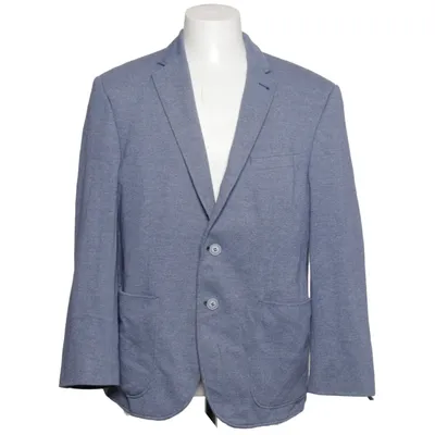Blazer (Blauw) van Digel Katoen, Polyester, Viscose
