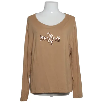 Langærmet t-shirt (Beige) fra Création L Elastan, Viscose