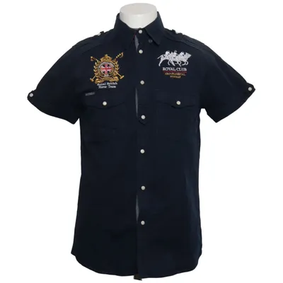 Kurzarmhemd (Buckingham) von Geographical Norway Baumwolle