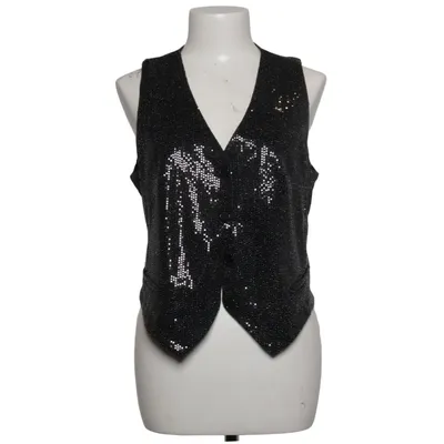 Gilet (Noir) de Sweet Lemon Élasthane, Fibre métallique, Polyamide, Viscose