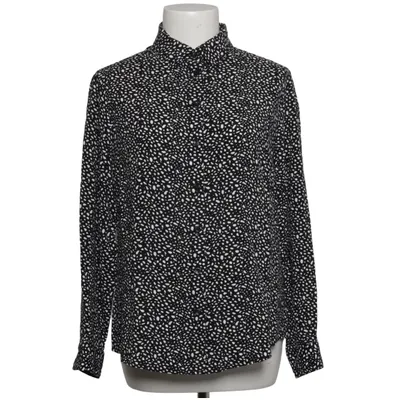 Bluse (Sort, Hvid) fra Adler Viscose