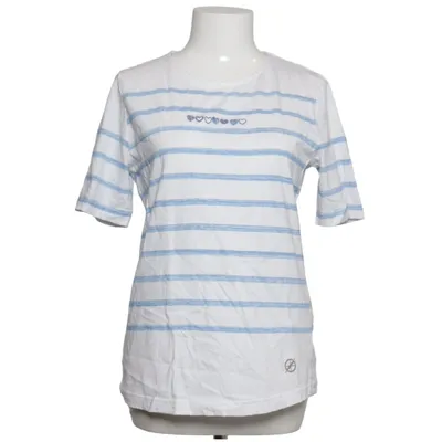 T-shirt (Blanc, Bleu) de Navigazione Coton