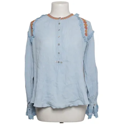 Blus (Blå, Brun) från Antik Batik Bomull