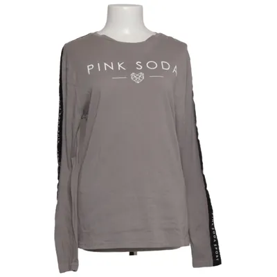T-shirt à manches longues (Gris, Noir) de Pink Soda Sport Coton