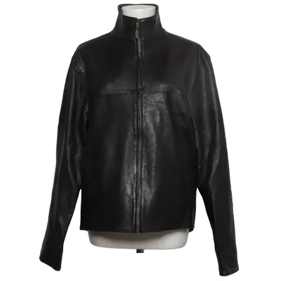 Veste en cuir (Noir) de Gianni Versace