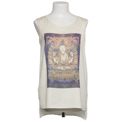 Tank Top (White, Multicolored) from Stradivarius