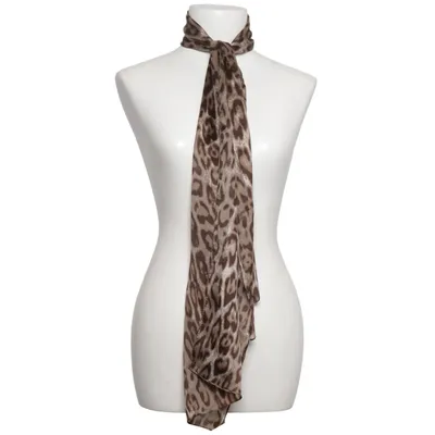 Suit scarf (Brown, Gray, Gold) from Punt Roma Polyester