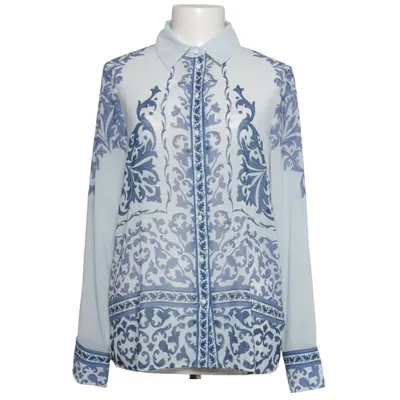 Bluse (Blå, Hvid) fra Lipsy London Polyester