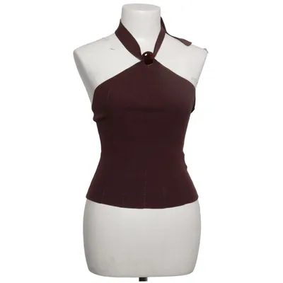 Haltertop (Bruin) van La Maille Sézane Elastaan, Polyamide, Polyester, Viscose