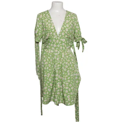 Wrap dress (Green, White, Multicolored) from Loavies Polyester