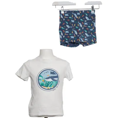 Pyjama (Weiß, Blau, Mehrfarbig) von Alive Baumwolle