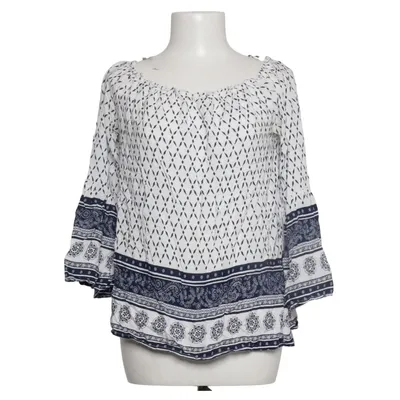 Blouse (Blanc, Bleu) de Zanzea