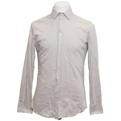 Skjorte (Beige, Hvid) fra s.Oliver Black Label Bomuld