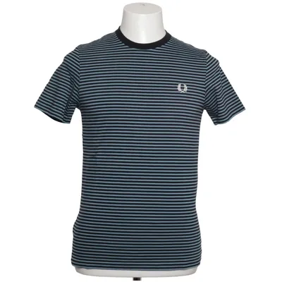 T-shirt (Blå, Svart) från Fred Perry Bomull, Elastan
