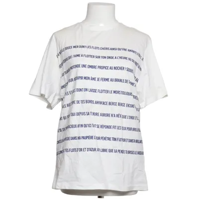 T-shirt (Hvid, Blå) fra Paule KA Bomuld